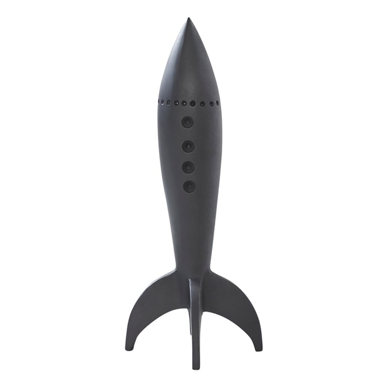Rhodes Indoor Cast Aluminum Statue Matte Black