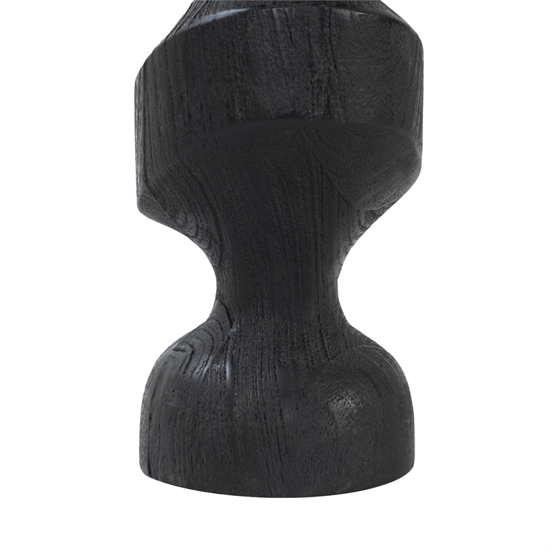 Severn Statue Mango Wood Black
