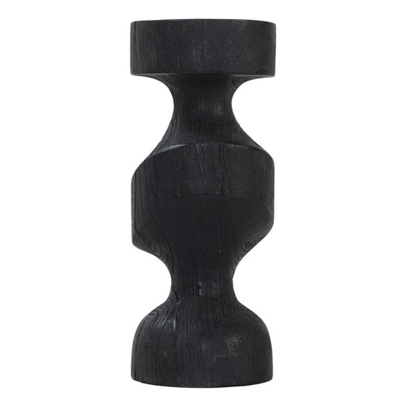 Severn Statue Mango Wood Black