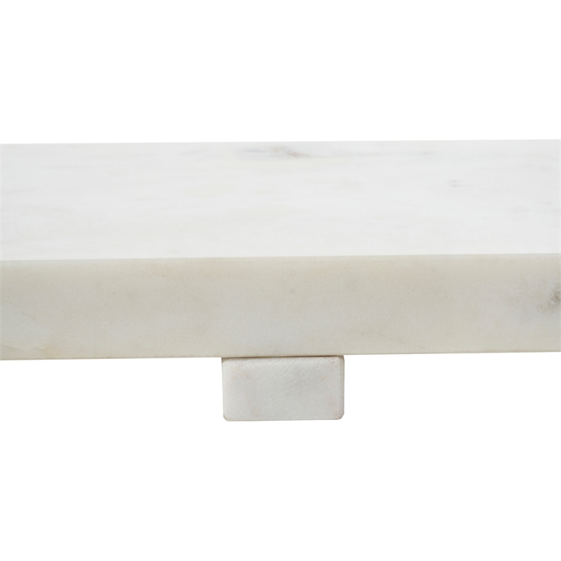 Inka Indoor Marble Tray White