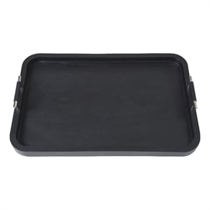 Hudson Indoor Mango Wood Tray Black