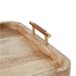 Mango Indoor Mango Wood Tray Natural Brown