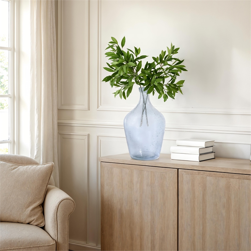 Mirabella Indoor Mouth Blown Glass Vase
