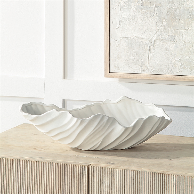 Darius Indoor Ceramic Bowl Matte White