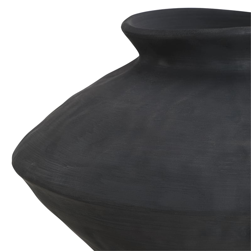 Mills Indoor Ceramic Vase Black
