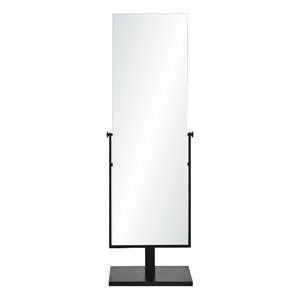Samira 61&quot Tall Rectangle Full Length Mirror Black