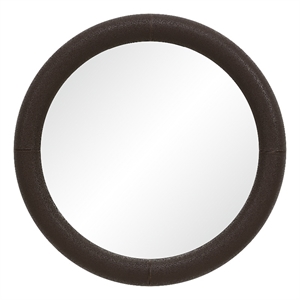 Potro 45&quot H x 45&quot W Wall Mirror Dark Brown