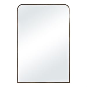 Jackline 36&quot H x 24&quot W Wall Mirror Antique Brass