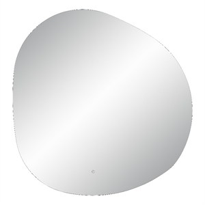 Terni 45&quot Tall Irregular LED Mirror Clear