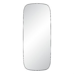 Almandine 72&quot Tall Rectangular Mirror Matte Black