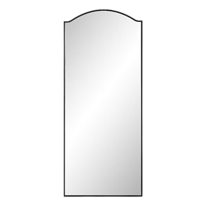 Balina 72&quot Tall Rectangular Arch Mirror Matte Black