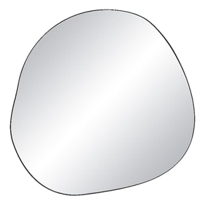 Dolly 45.25&quot Tall Irregular Wall Mirror Black