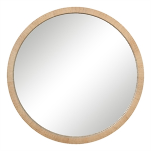 Rita 48&quot H x 48&quot W Wall Mirror Brown