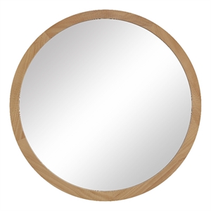 Noto 40&quot H x 40&quot W Wall Mirror Brown