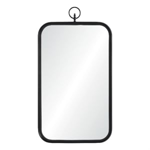 Priscilla 39.5&quot Tall Rectangle Wall Mirror Black