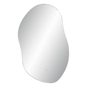 Forli 45&quot Tall Irregular LED Mirror Clear