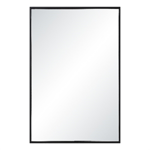 Agata 36&quot H x 24&quot W Wall Mirror Black