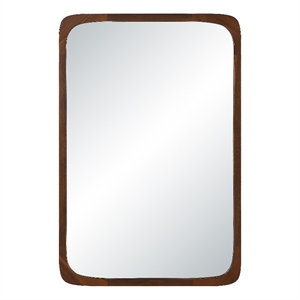 Sisley 36&quot H x 24&quot W Wall Mirror Brown