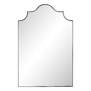 Romina 36&quot H x 24&quot W Wall Mirror Aged Brass