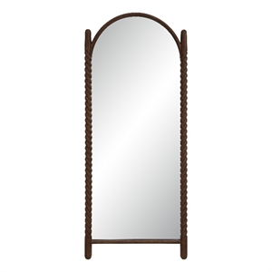 Ignatius 72&quot H x 30&quot W Wall Mirror Walnut