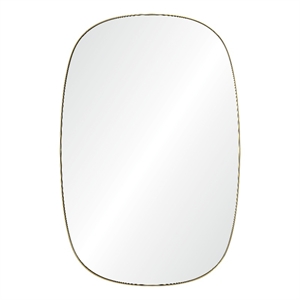 Gallegos 36&quot Tall Rectangle Wall Mirror Yellow