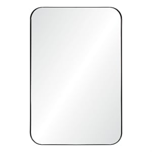Glencoe 36&quot Tall Rectangle Wall Mirror Black