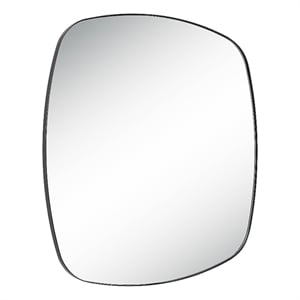 Sparti 36&quot Tall Square Wall Mirror Black