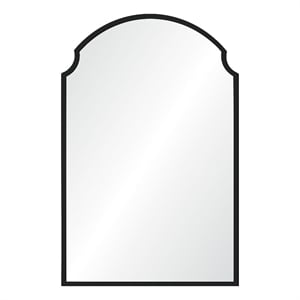 Asmara 36&quot Tall Irregular Wall Mirror Black
