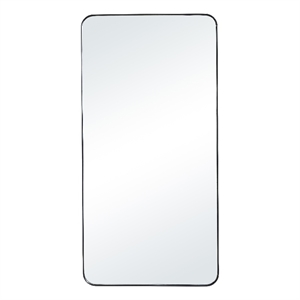 Glencoe 40&quot H x 20&quot W Wall Mirror Matte Black