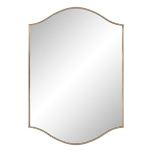 Florianne 36&quot Tall Rectangular Arch Mirror Champagne