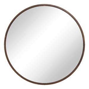 Modi 30&quot H x 30&quot W Wall Mirror Brown