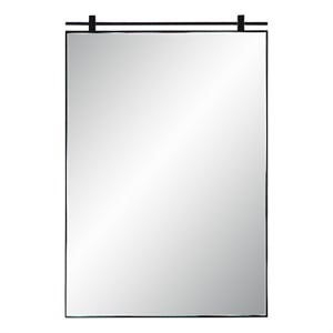 Titel 36&quot Tall Rectangular Mirror Matte Black