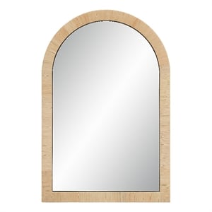 Tally 36&quot Tall Arch Rectangular Mirror Natural