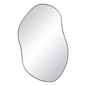 Jane 45.25&quot Tall Irregular Wall Mirror Black