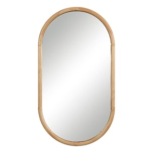 Puno 36&quot H x 20&quot W Wall Mirror Brown