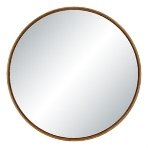 Canna 36&quot H x 36&quot W Wall Mirror Beige