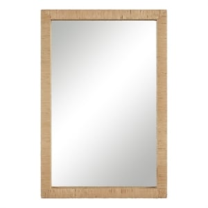 Sara 36&quot H x 24&quot W Wall Mirror Brown
