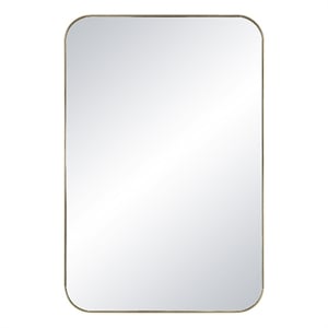 Vesey 36&quot Tall Rectangle Wall Mirror Yellow