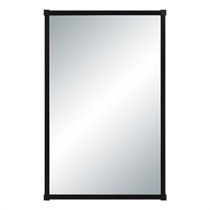 Kauri 35&quot H x 22&quot W Wall Mirror Black