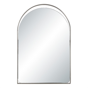 Mentha 30&quot H x 20&quot W Wall Mirror Silver