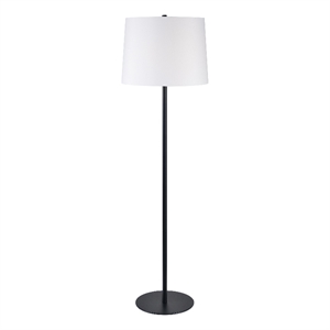 Nevin 61.75&quot Length Floor Lamp Matte Black