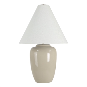 Anne 28.75&quot Tall Ceramic Table Lamp Beige