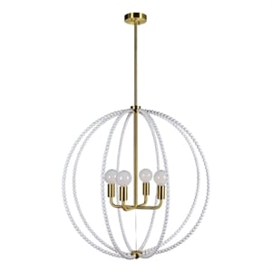 Basil 32&quot Length Ceiling Fixture White