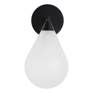 Lola 12&quot Length Wall Sconce BLACK