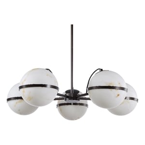 Roca 69.25&quot Height Ceiling Fixture Dark Antique Bronze