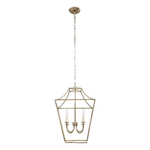 Versailles 24&quot Height Ceiling Fixture Dark Antique Brushed Brass