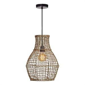 Nahanni 18.9&quot Length Ceiling Fixture Brown