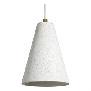 Paula 10&quot Length Ceiling Fixture Off White With Speckles