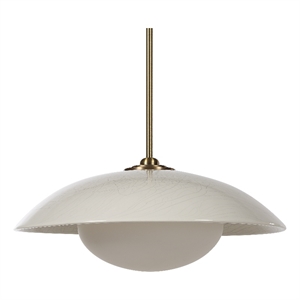 Abbie 72.5&quot Height Ceiling Fixture Off White Crackle