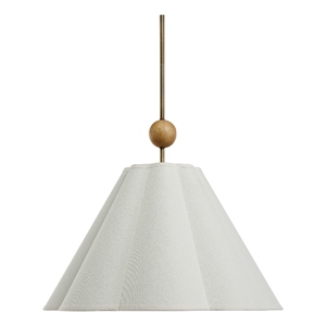 Arielle 25&quot Wide 1-Light Chandelier Dark Antique Brushed Brass White